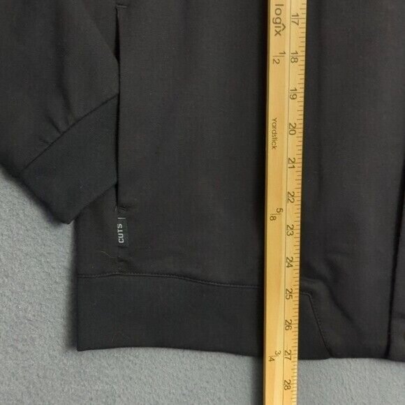 Cuts Clothing Men's L Black Hyperloop Bomber Snap Button The Friday Project - Picture 6 of 12